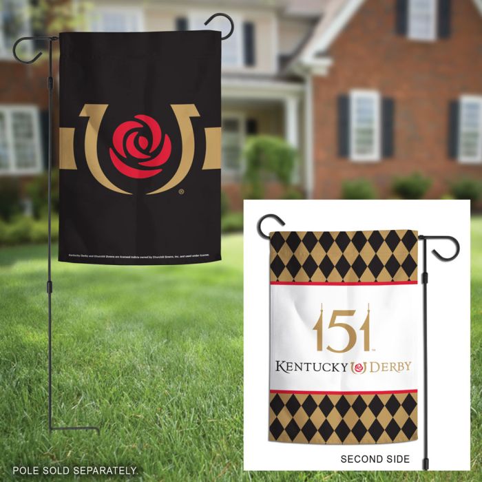 Kentucky Derby 151 Garden Flag