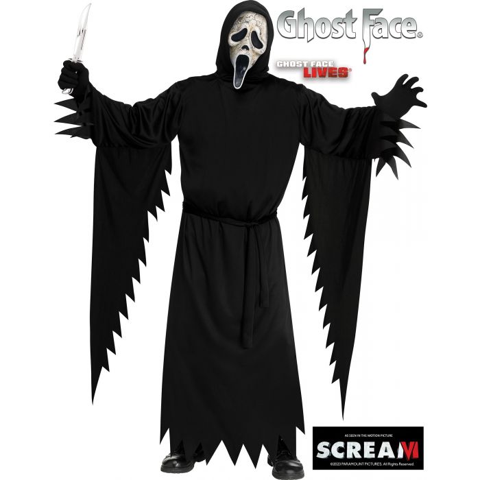 Ghost Face® Aged - As Seen in the Motion Picture SCREAM VI - Adult