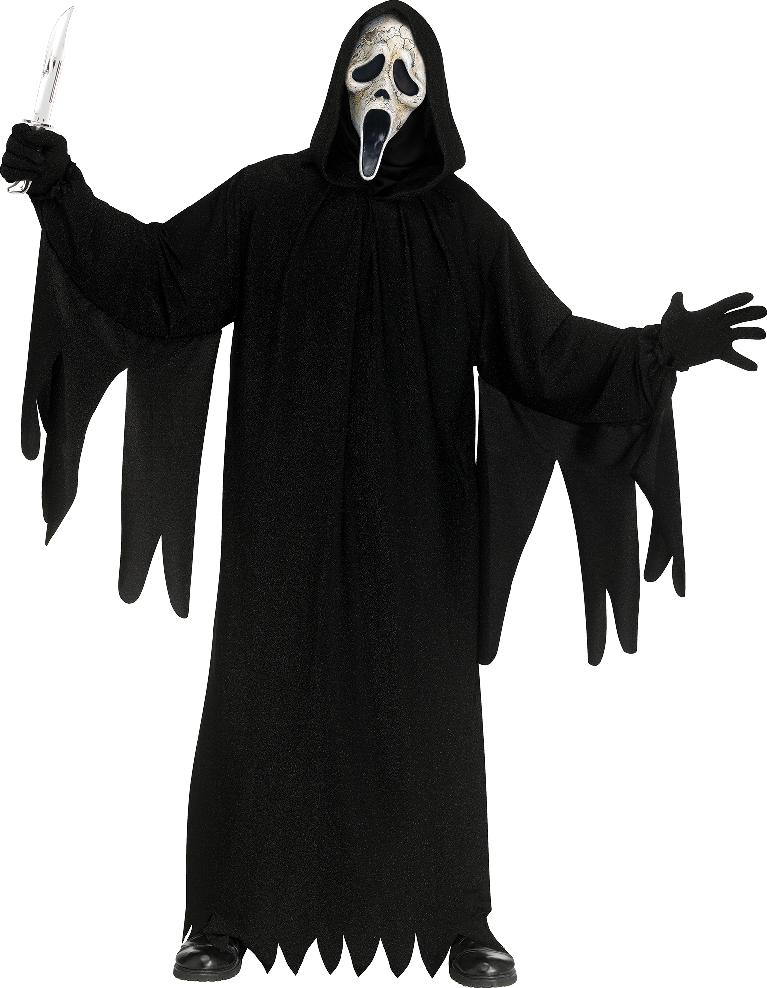 Ghost Face Aged Deluxe Adult Costume