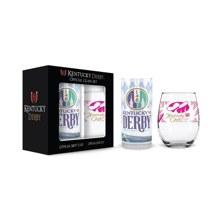 148th Kentucky Derby - Oaks & Derby Glass Set