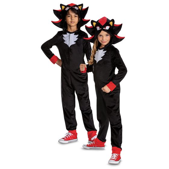 Shadow Sonic 3 Movie Hood Jumpsuit Children Costume