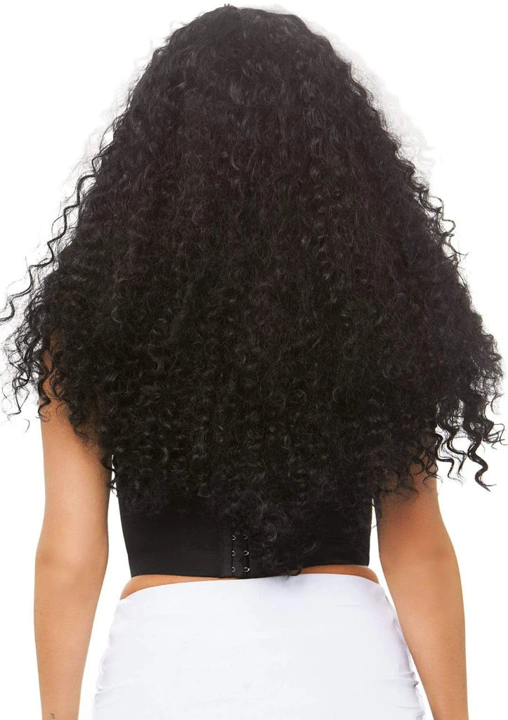 Long Crimped Monster Bride Wig - Adult