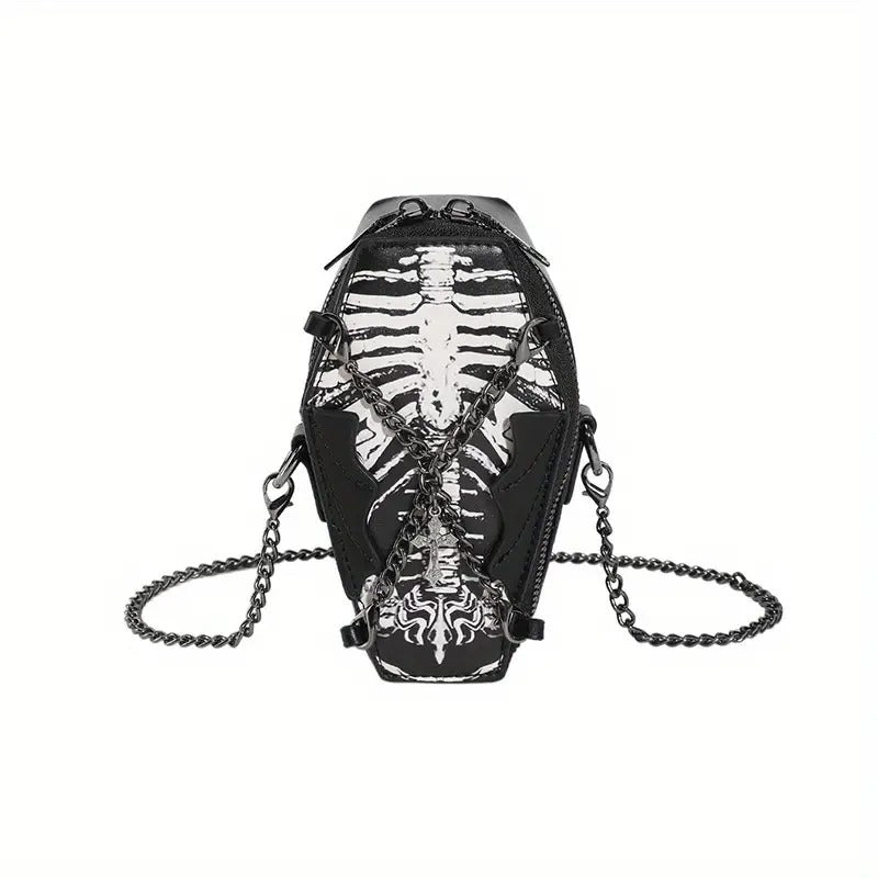 Skeleton Mini Cross Body Bag