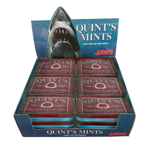 Jaws Quints Mints Candy Tin