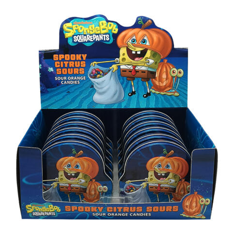 Spongebob Halloween Candy Tin