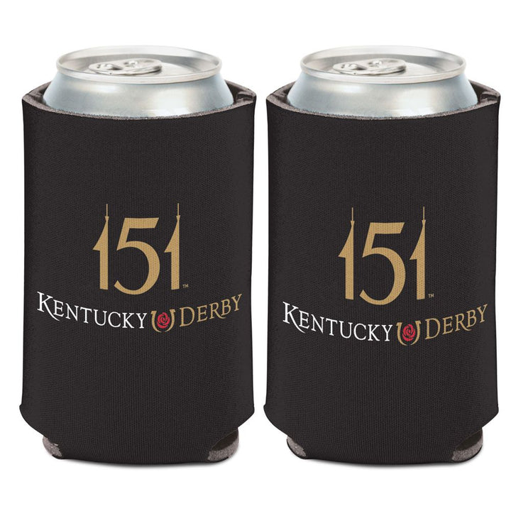 Kentucky Derby 151 Logo Can Holder - Black