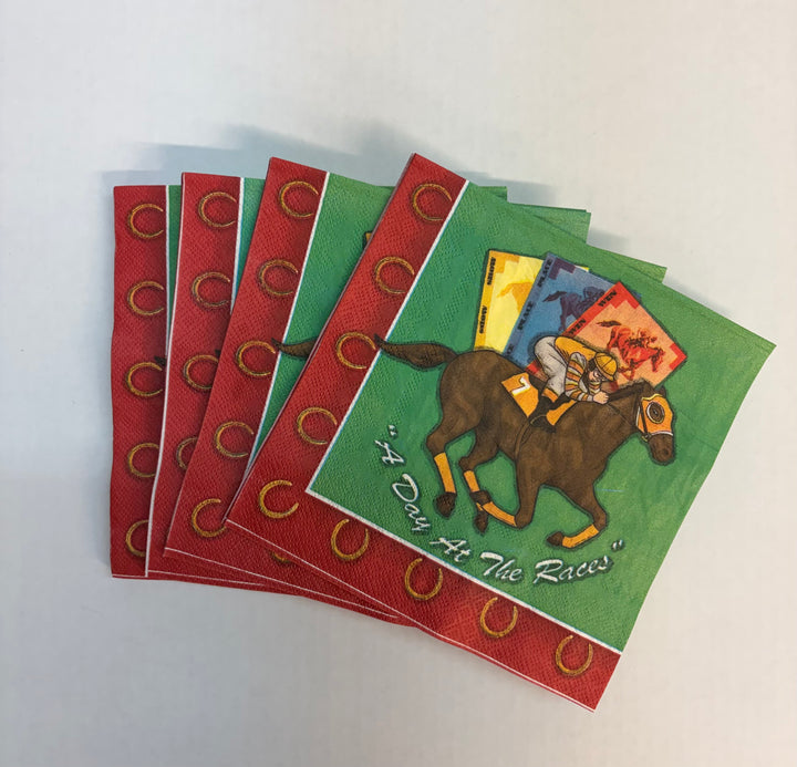 A Day At The Races Dinner Napkins 20/Pkg