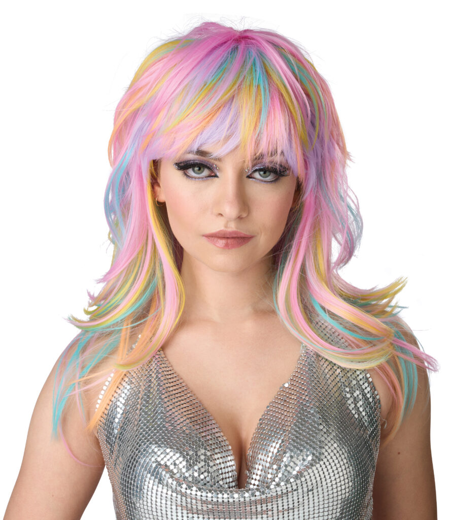 Tempting Tresses Rainbow Wig