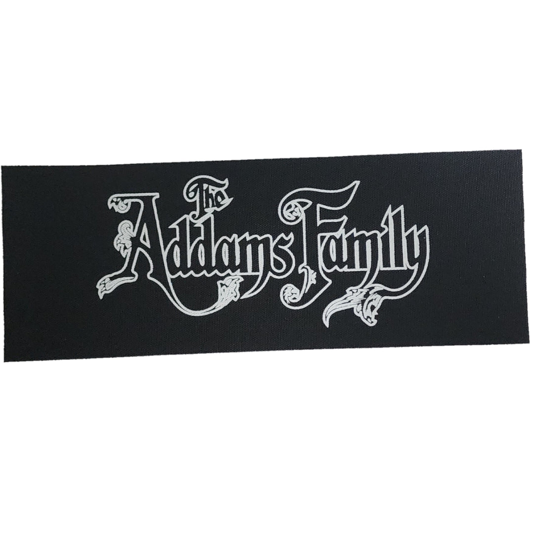 The Addams Family Logo Cloth Patch