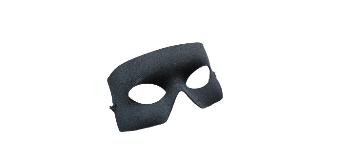 Black Unique Hero Eye Mask