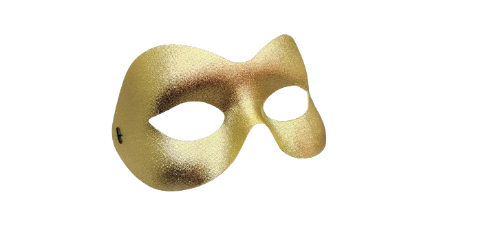 Gold Columbina Eye Mask