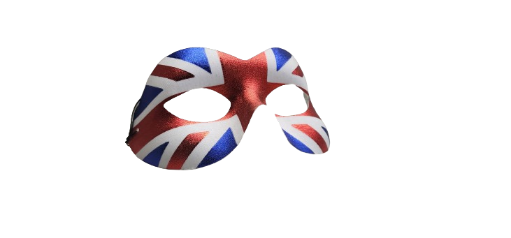 Union Jack British Columbina Half Mask