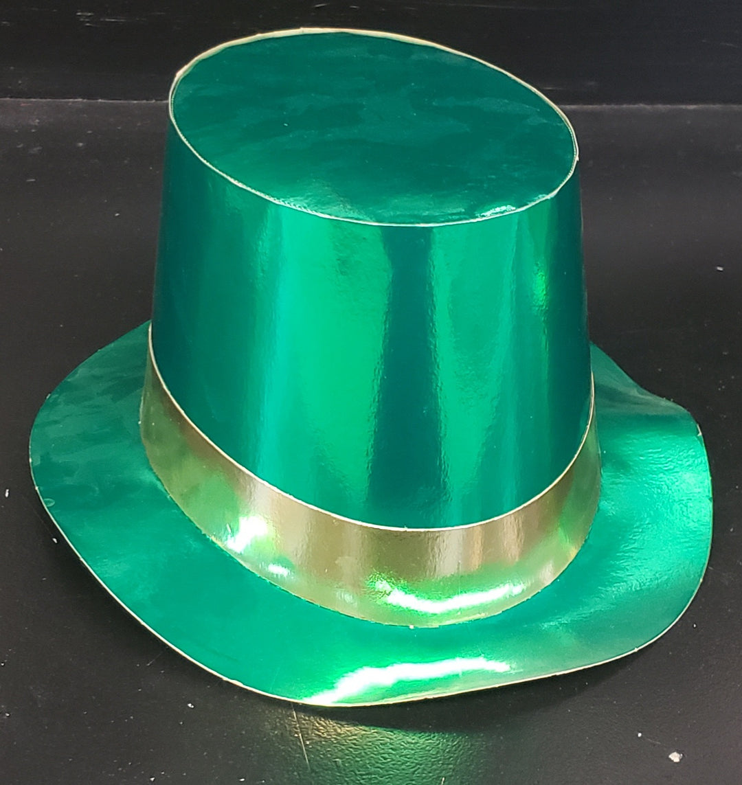 Green Foil Paper St. Patrick's Day Hat