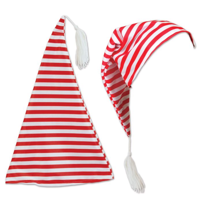 Red & White Striped Stocking Nightcap