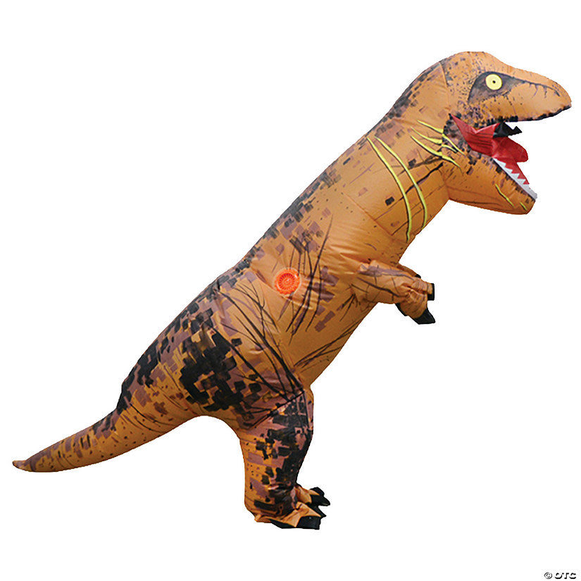 Brown T-Rex Inflatable Adult Costume