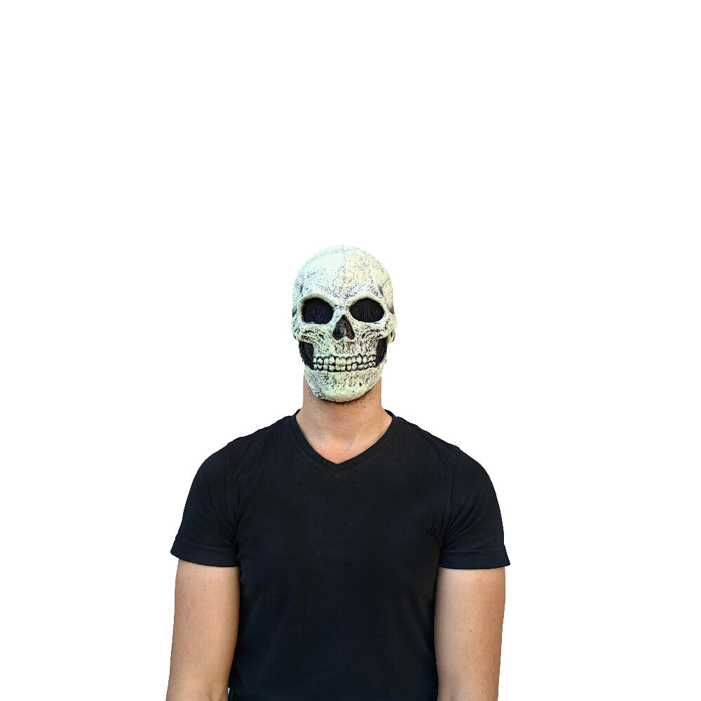 Ghoulish Glow Skull Mask