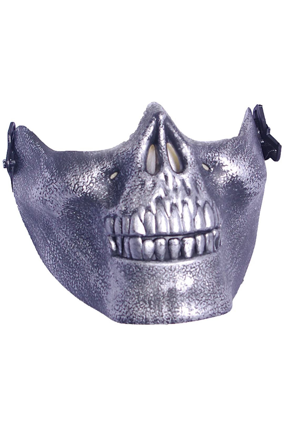 Silver Skeleton Half Mask
