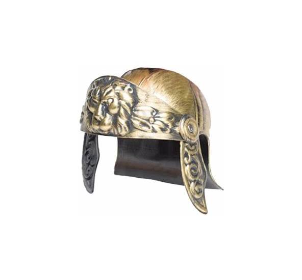 Gladiator Lion Helmet - Gold