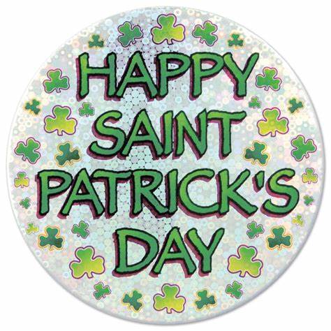 Happy St. Patrick's Day Button