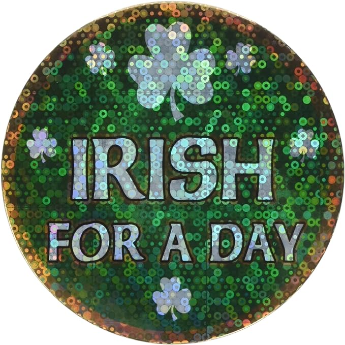 Irish For A Day Button