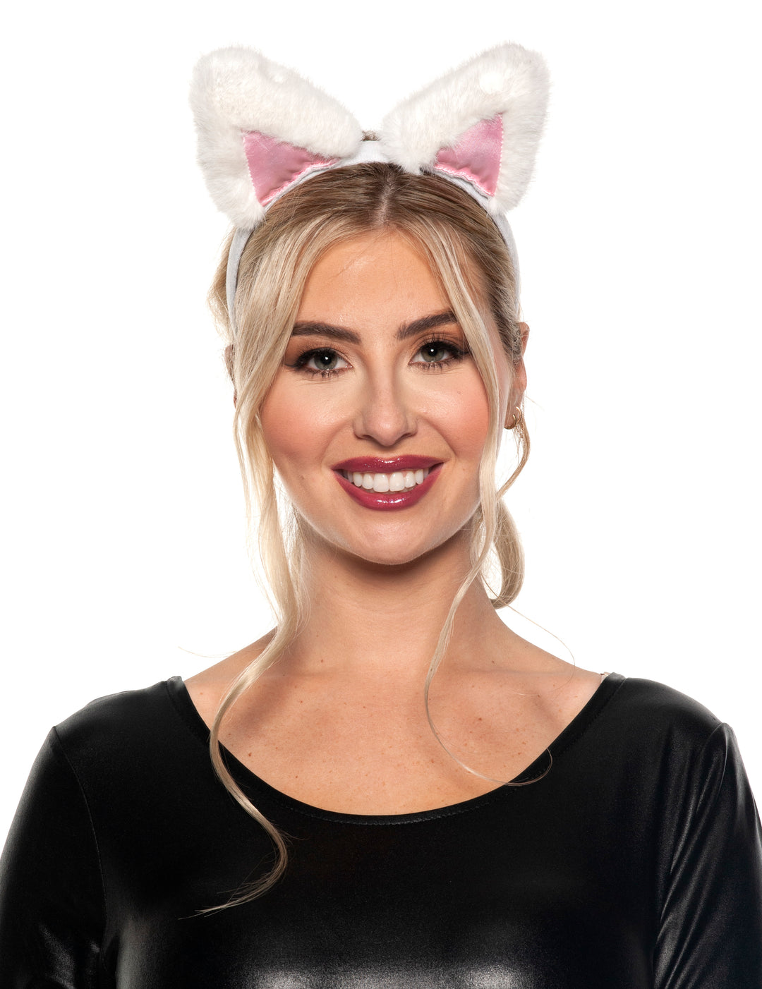 White Cat Ears and Tail Set