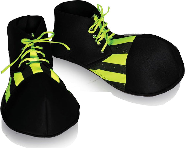 Blacklight Reflective Clown Shoes - Adult