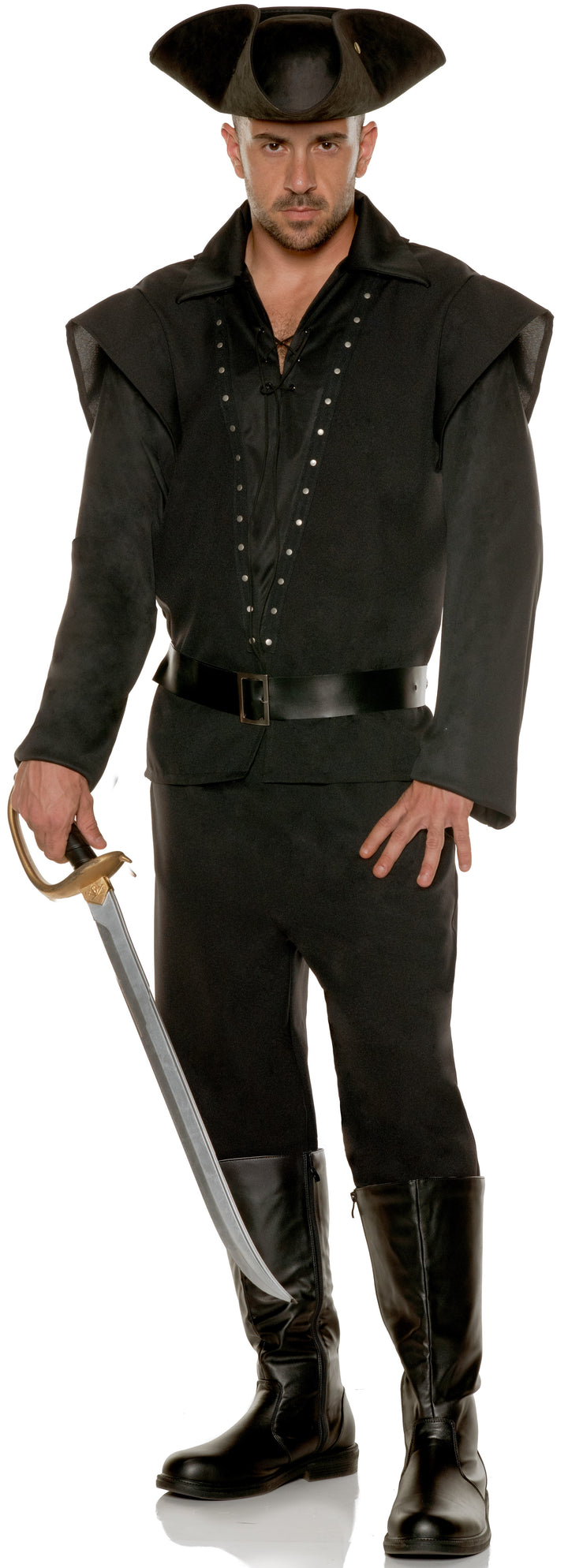 Men’s Dark Pirate Costume -Adult