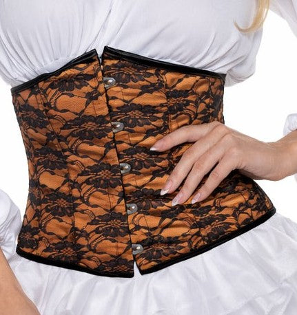 Brown Lace Corset