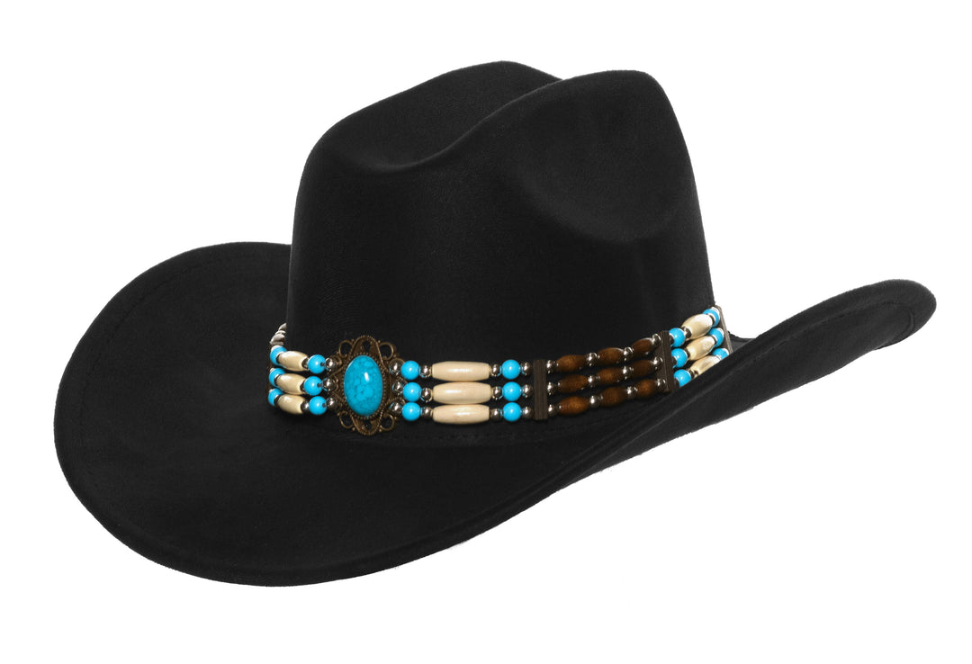 Cowboy Hat with Native Beads