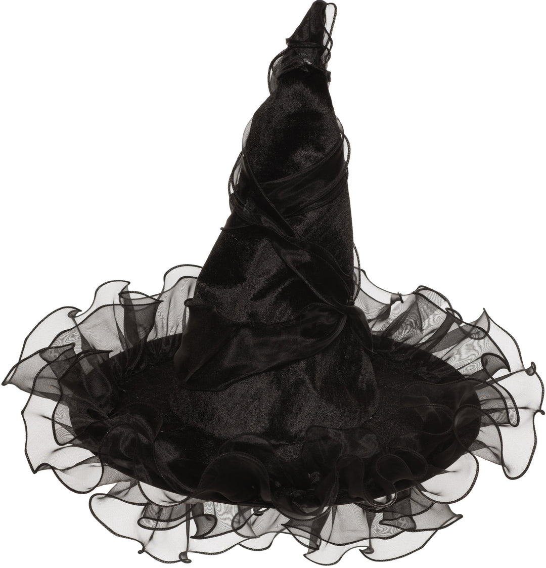 Witch Hat w/Chiffon Trim