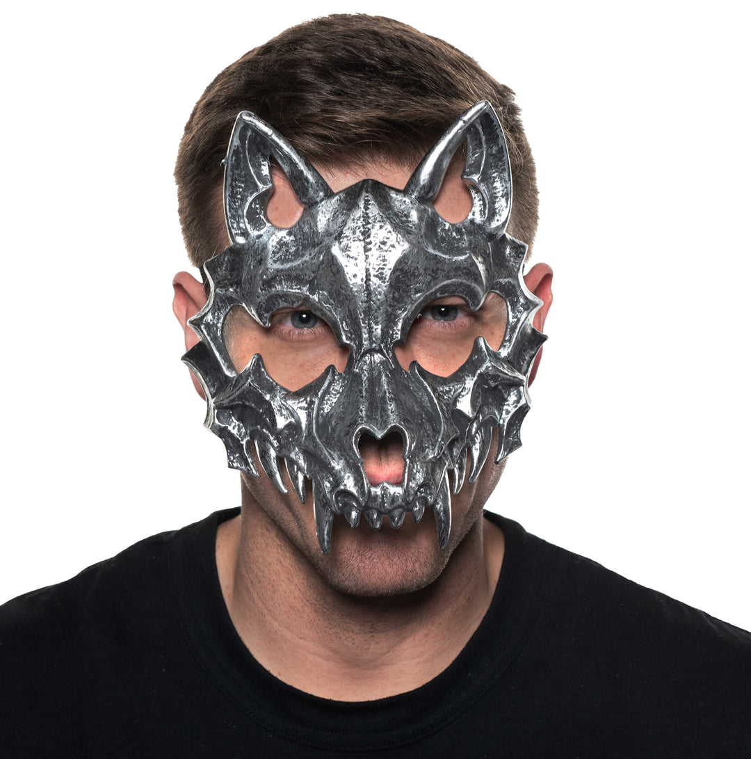 Wolf Skull Half Mask w/Ears