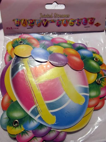 Happy Easter Jointed Streamer – Caufield's Novelty