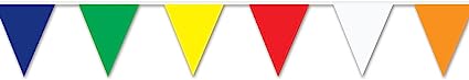 Rainbow Pennant Banner