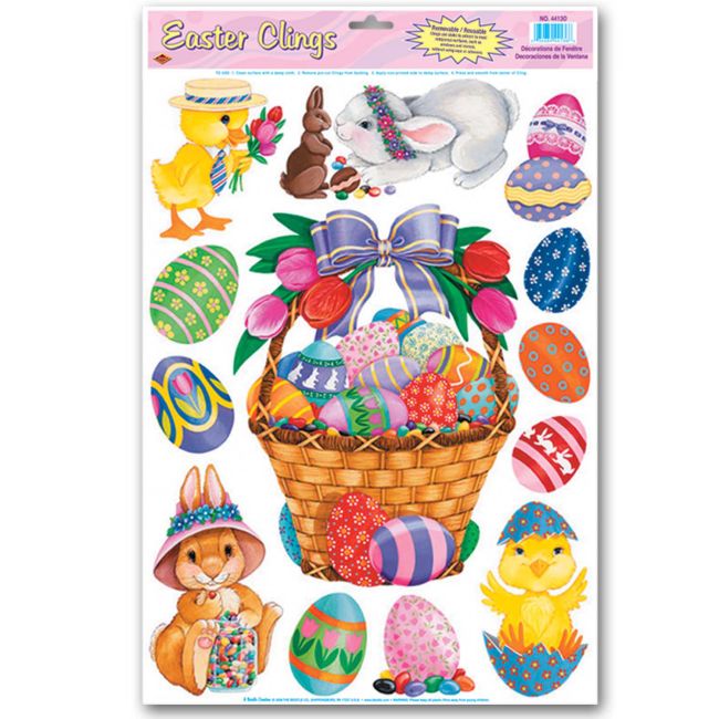 Easter Clings - Chicks & Bunnies