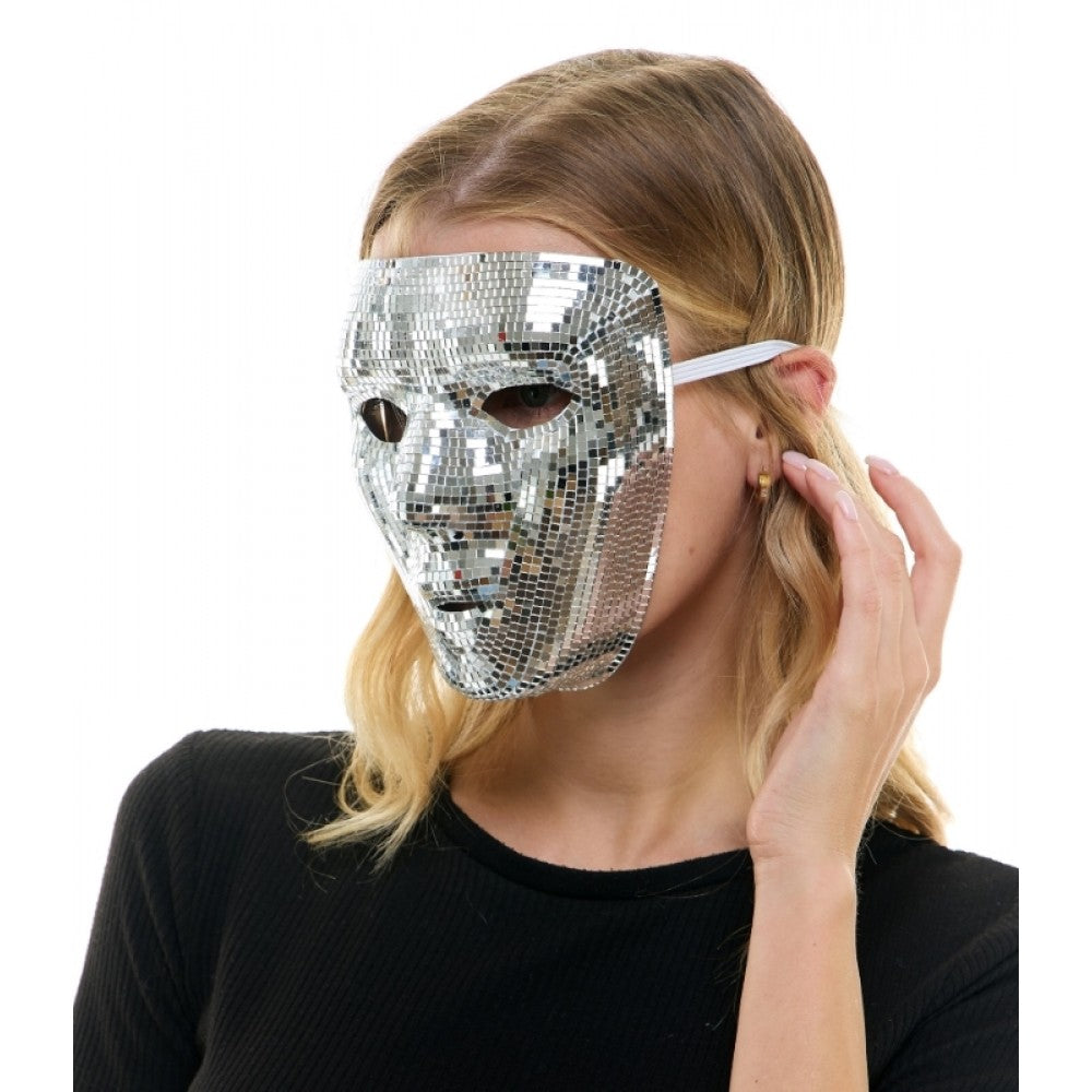 Silver Mirror Mask