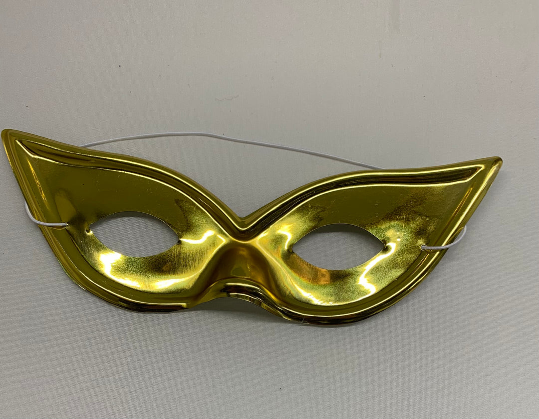 Light Weight Plastic Metallic Harlequin Half Masks