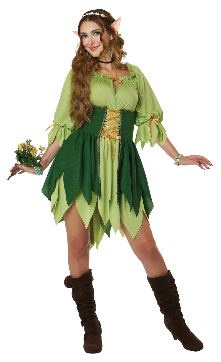 Woodland Fairy Elf Costume - Adult