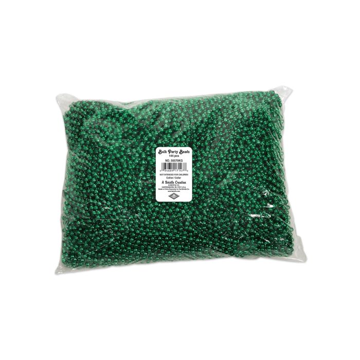 Bulk Party Beads - Green