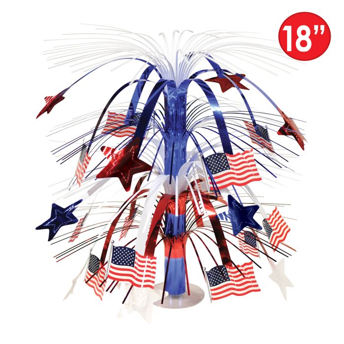 Flag Cascade Centerpiece