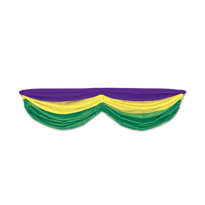 Mardi Gras Fabric Bunting