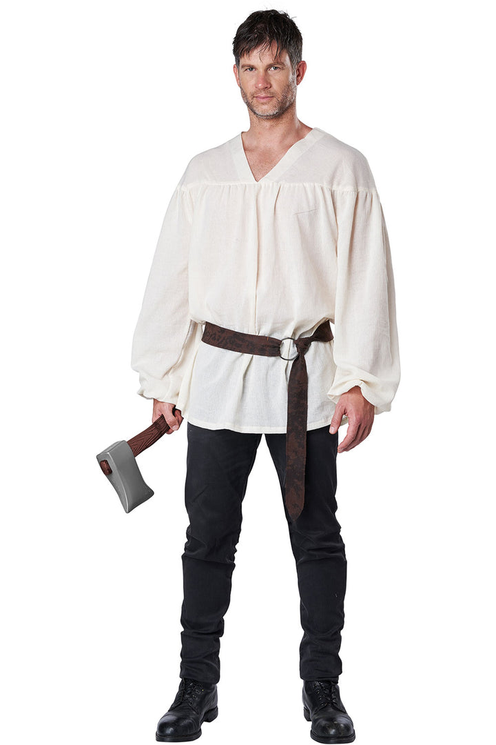 Renaissance Peasant Shirt with Belt - Adult
