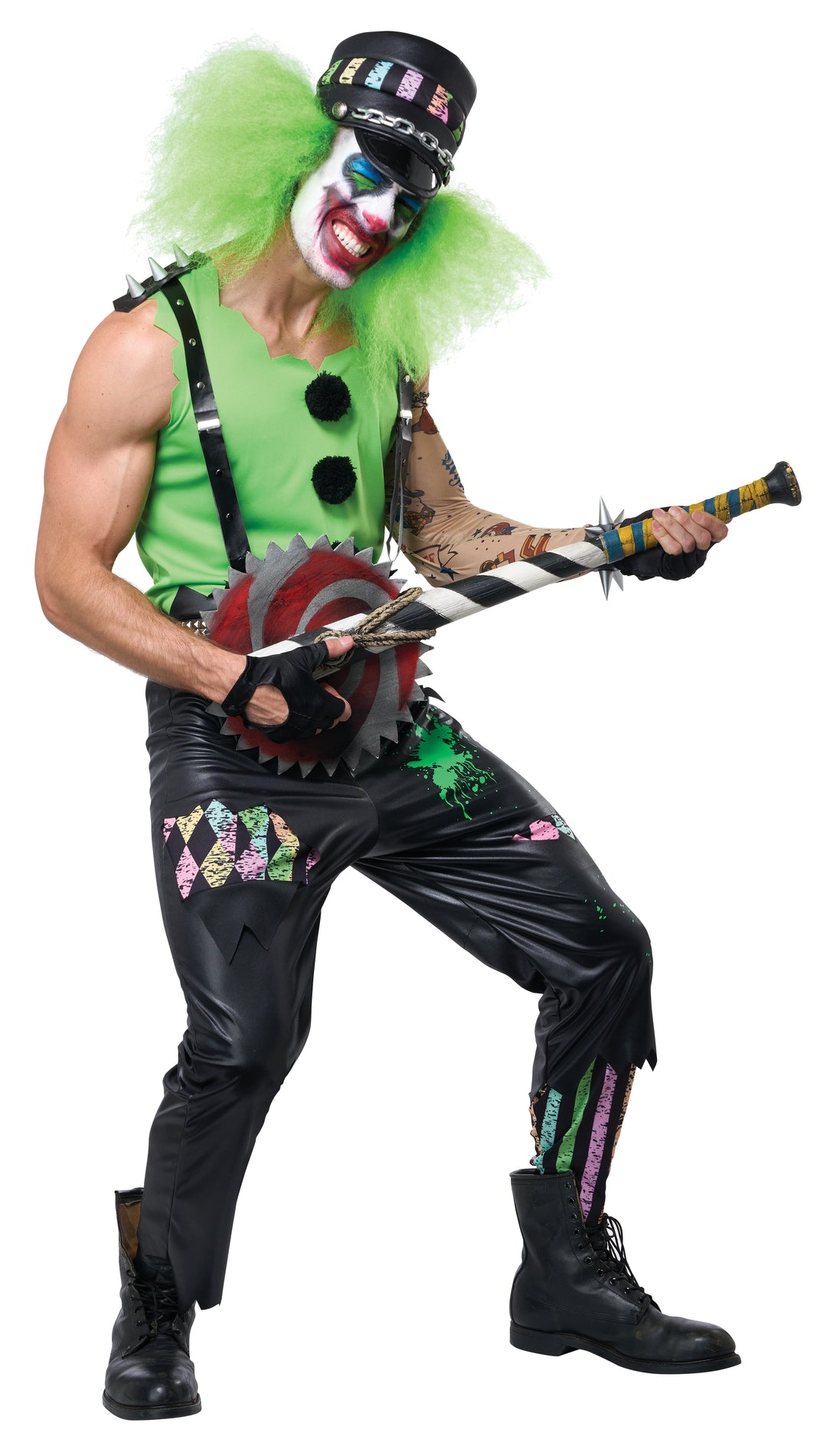 Crazed Clown Costume - Adult