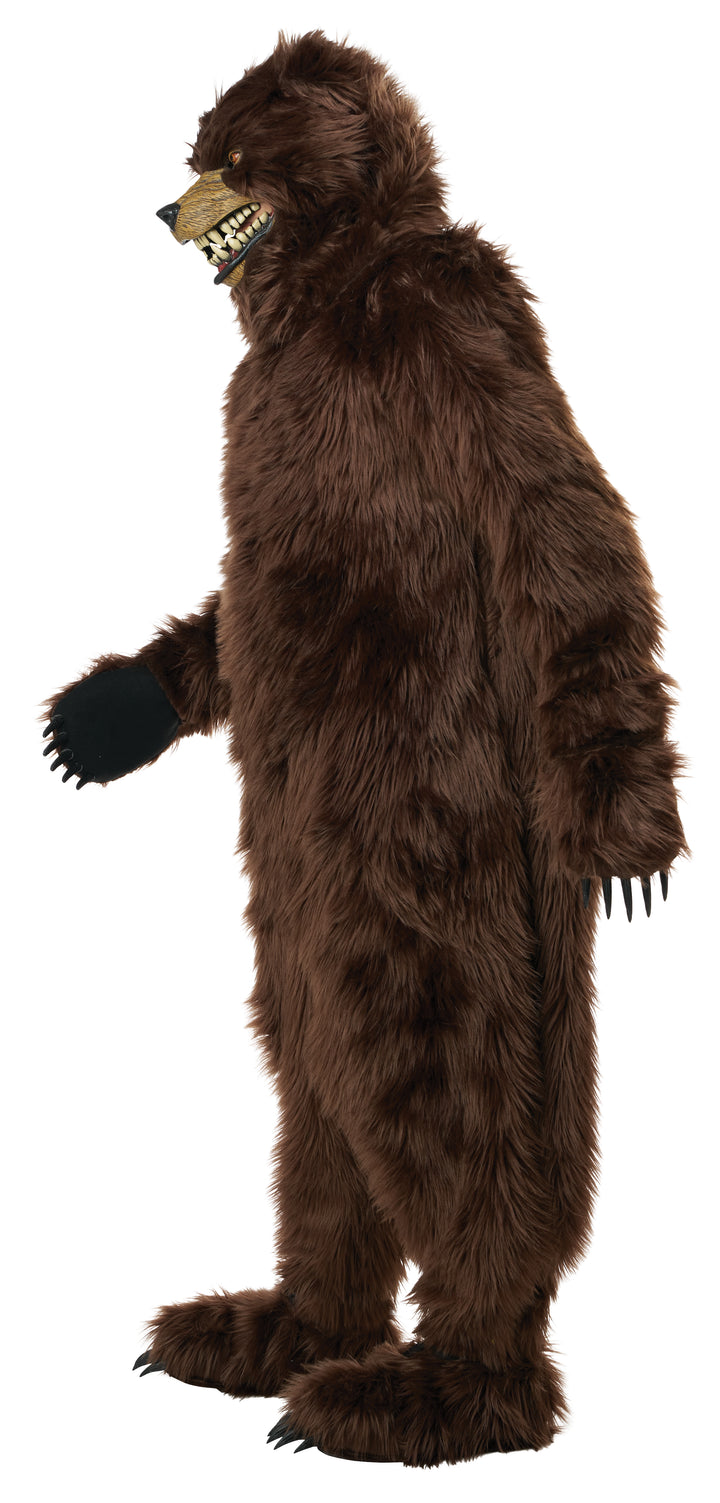 Grizzly Bear with Motion Action Mask Costume Adult