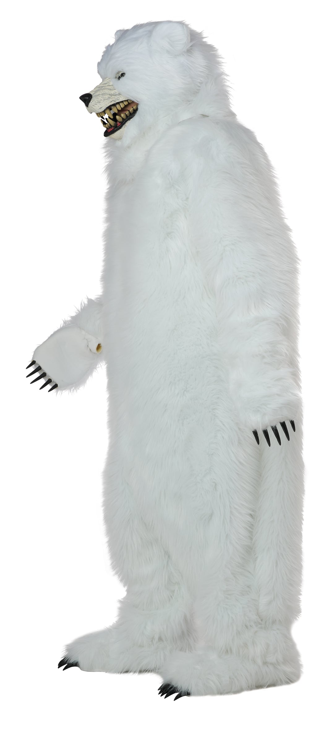 Deluxe Polar Bear Mascot Costume with Ani-Motion Mask - Adult