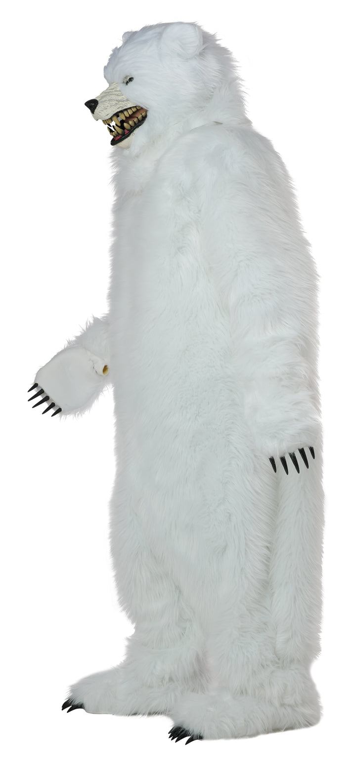 Deluxe Polar Bear Mascot Costume with Ani-Motion Mask - Adult