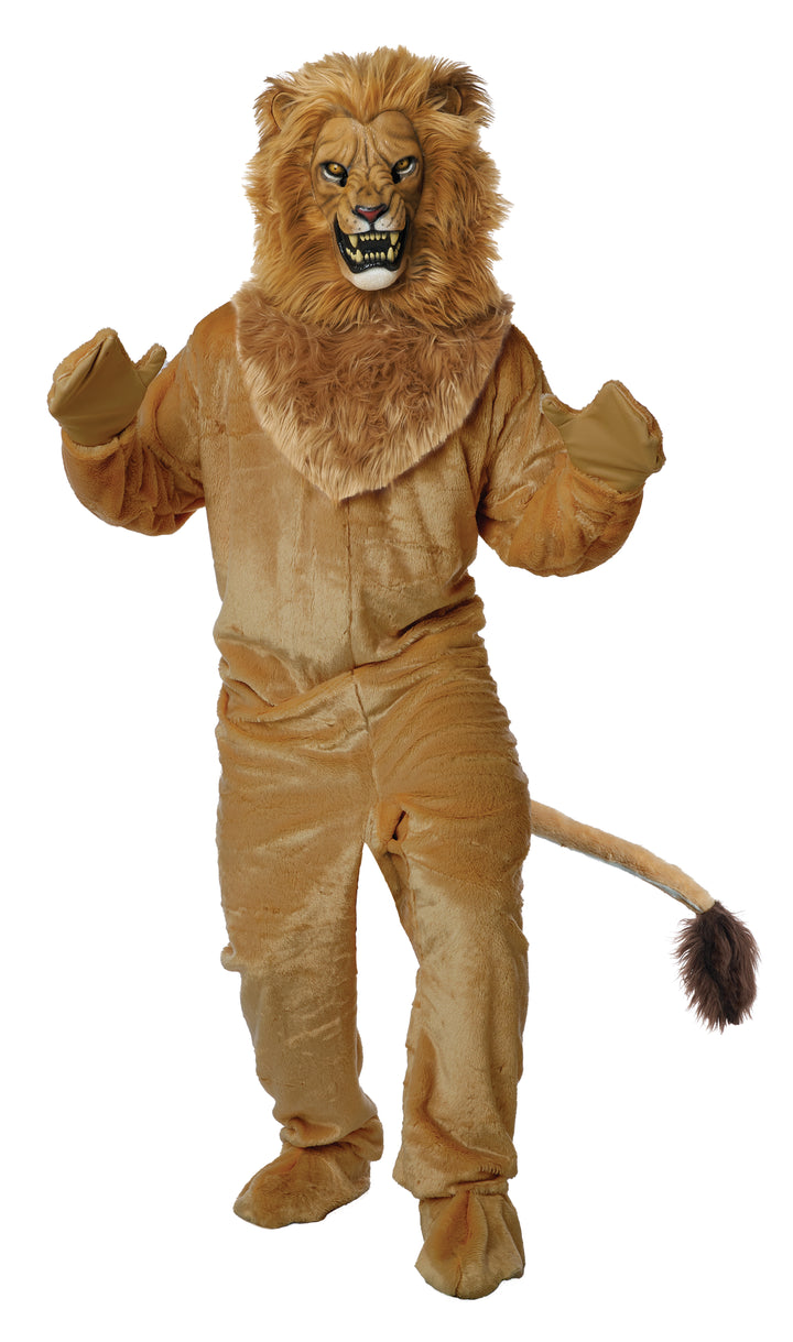 Lion Jumpsuit with Motion Mask Adult