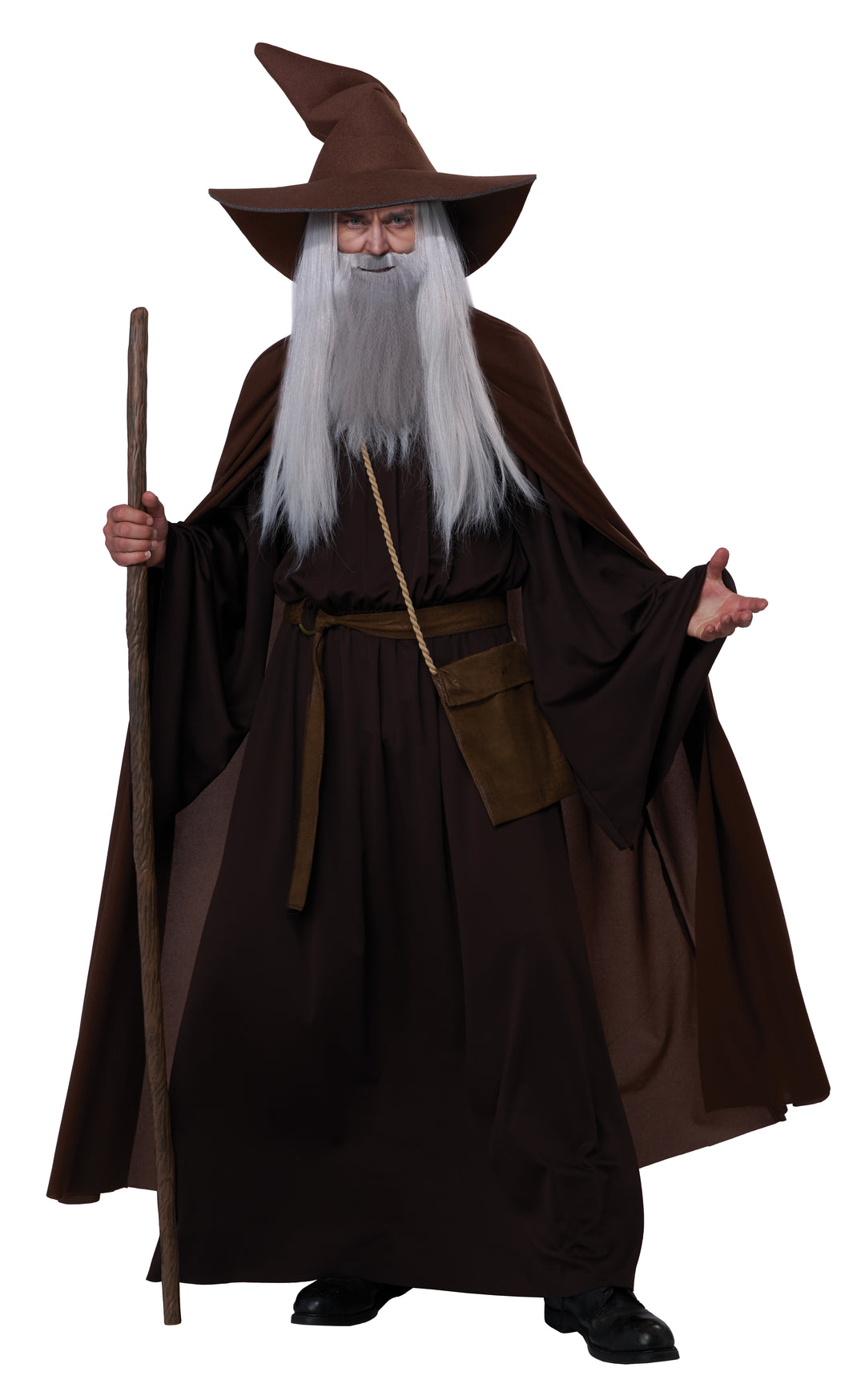 Wandering Wizard Adult Costume - Brown