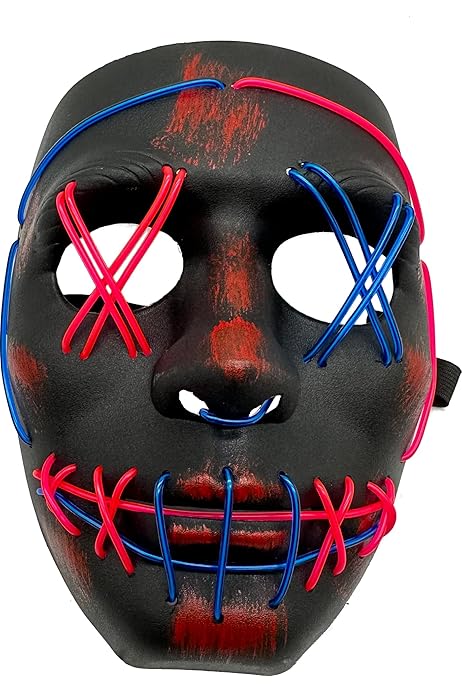 Light Up Heavy Cross Hatch Mask