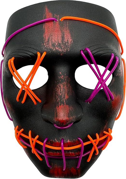 Light Up Heavy Cross Hatch Mask