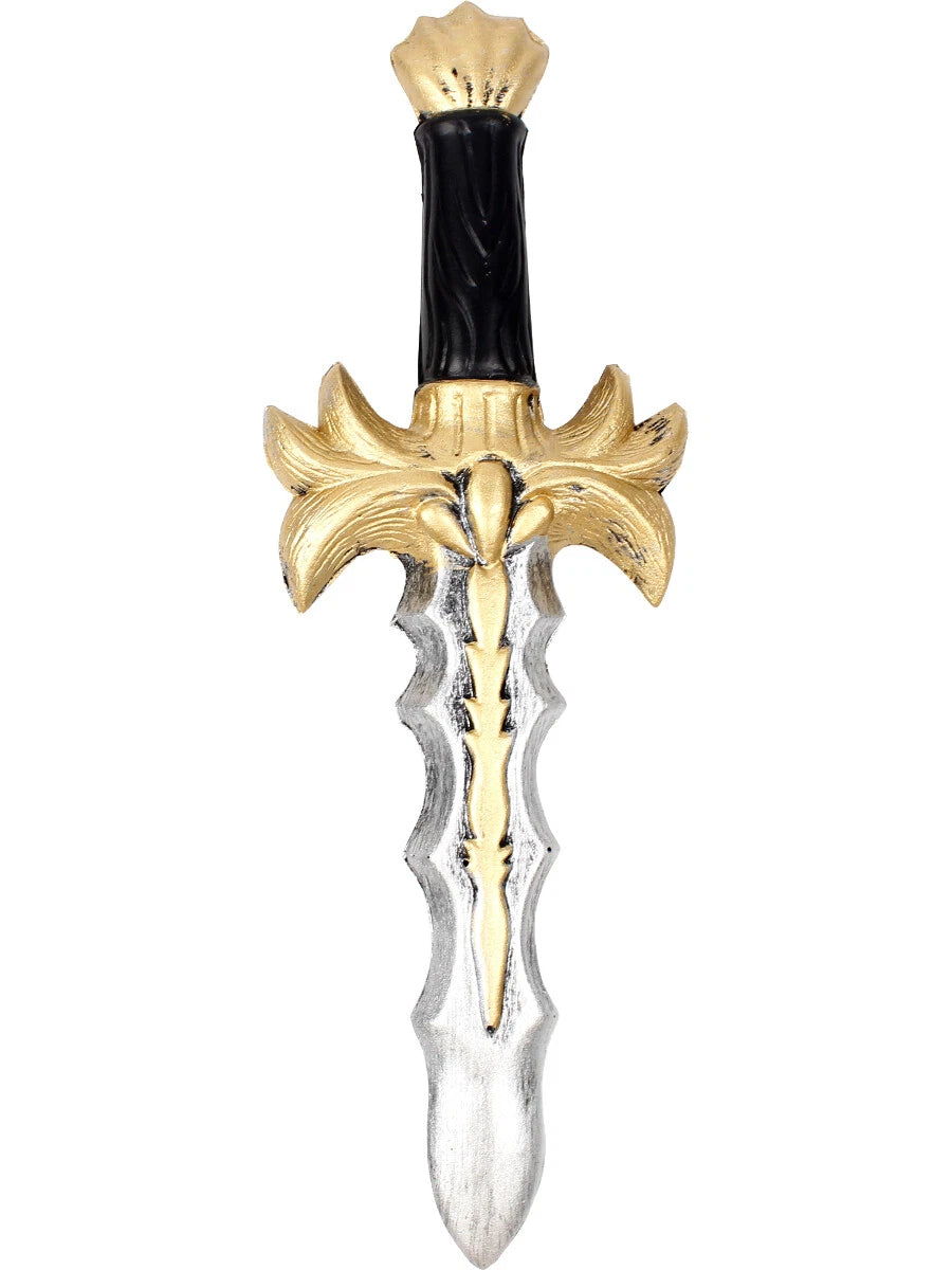 Medieval Fancy Black Handle Dagger